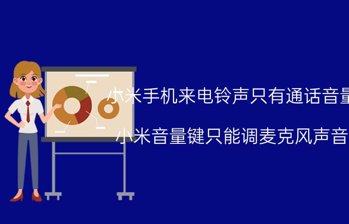 小米手机来电铃声只有通话音量 小米音量键只能调麦克风声音？